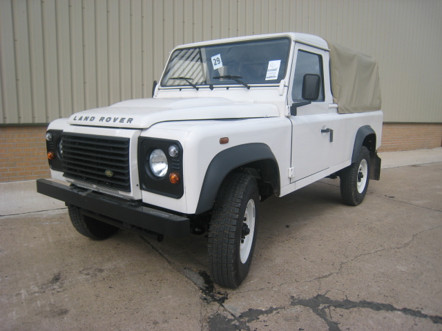 Unused Rover Defender 110 pick up LHD puma with a/c - ex military vehicles for sale, mod surplus